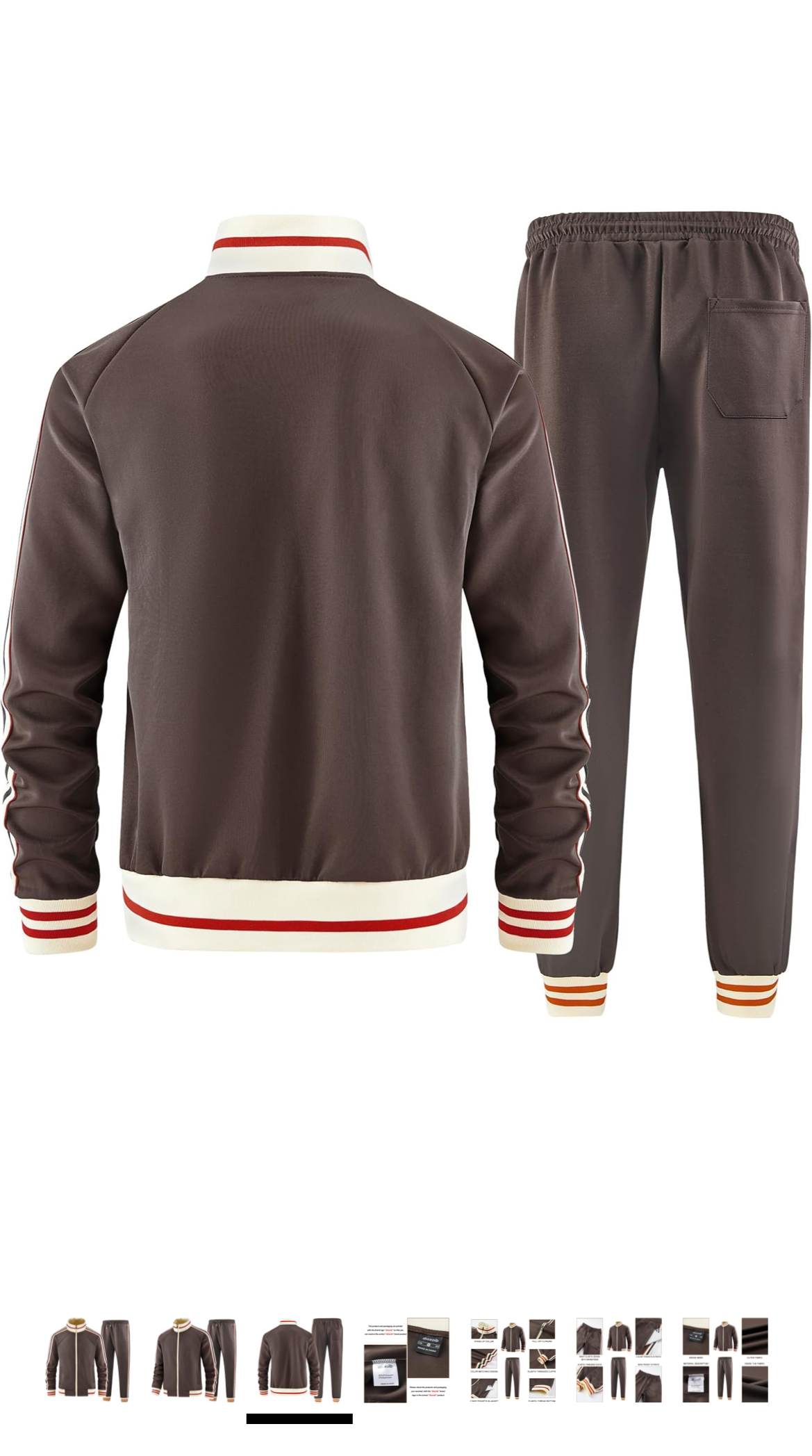 Men Solid Color Jogger Set