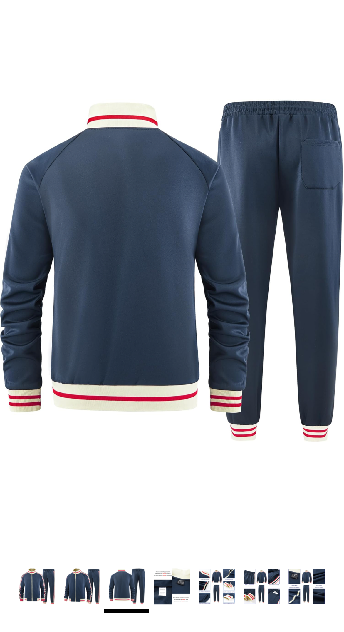 Men Solid Color Jogger Set