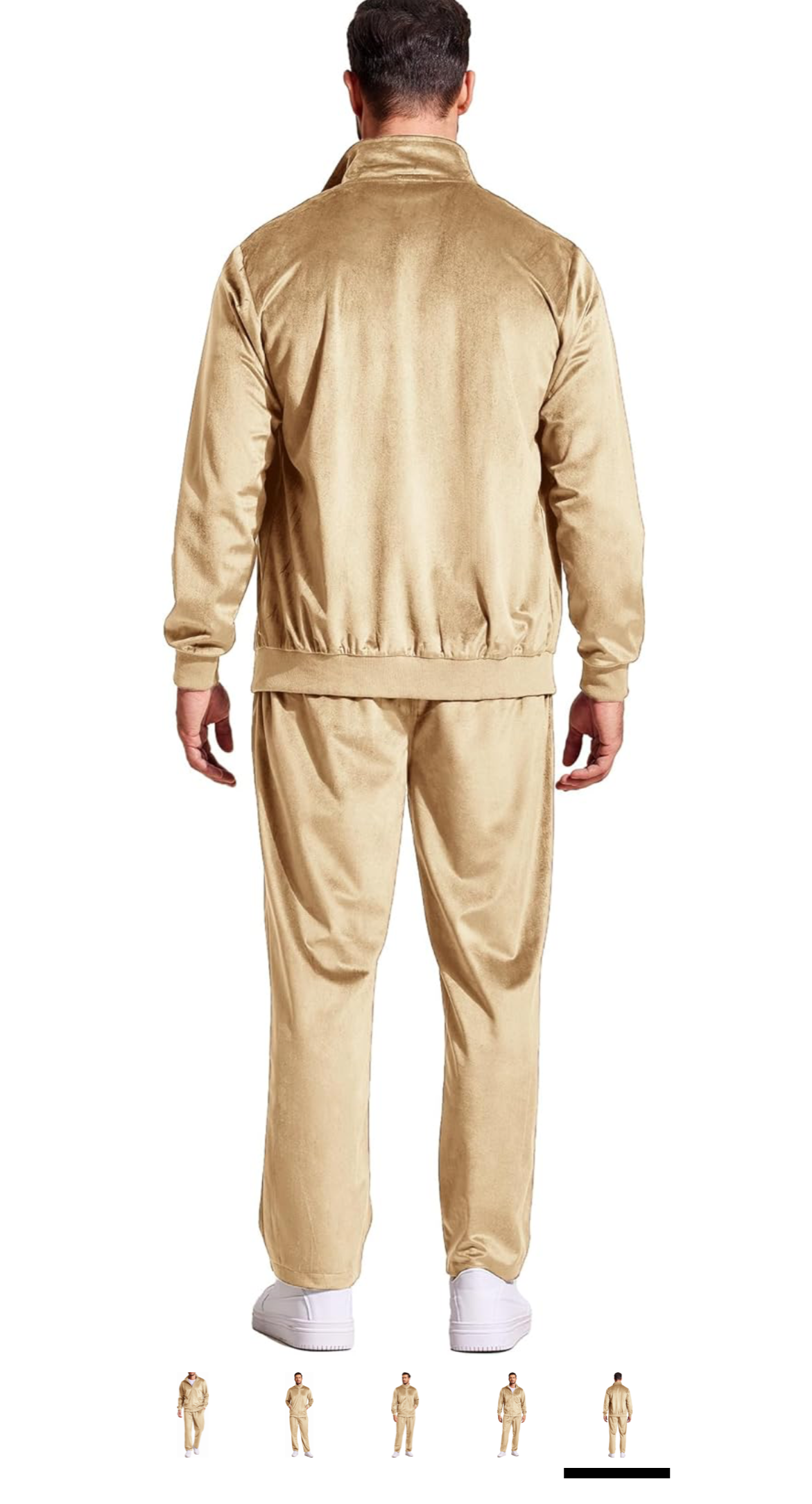 Men Velvet Jogger Set