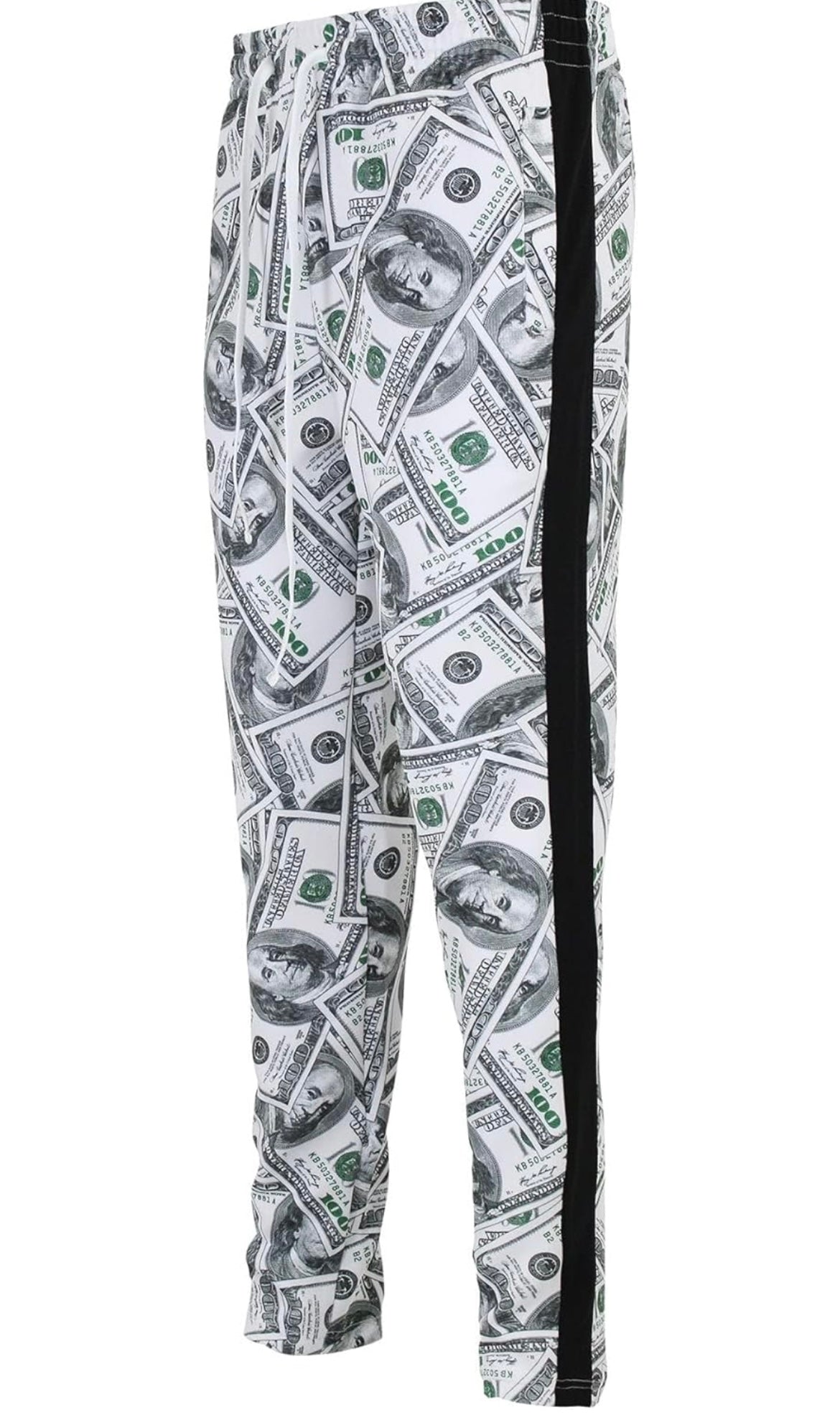 Men Money Print Jogger Set
