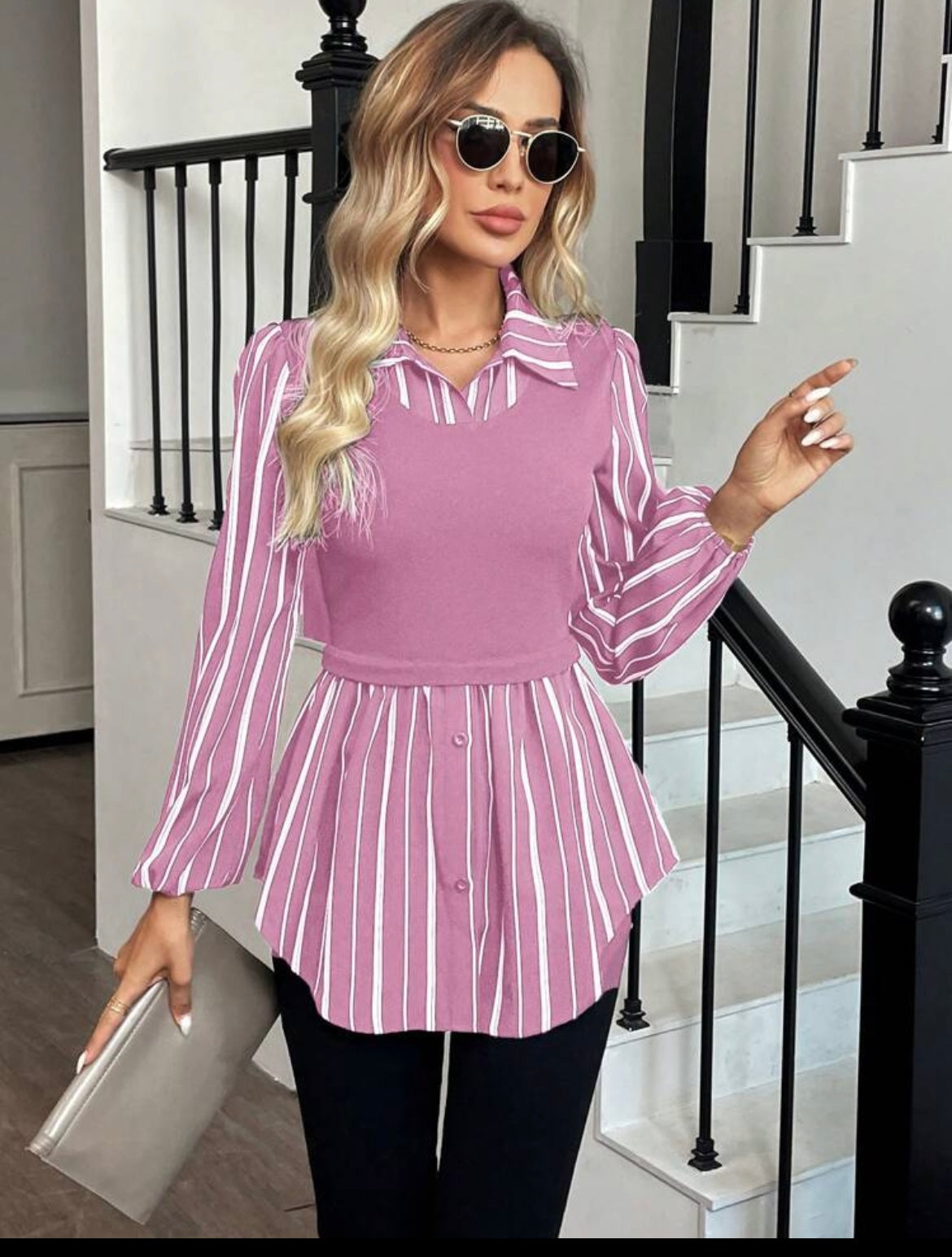 Women Sophisticated Collared Shirts