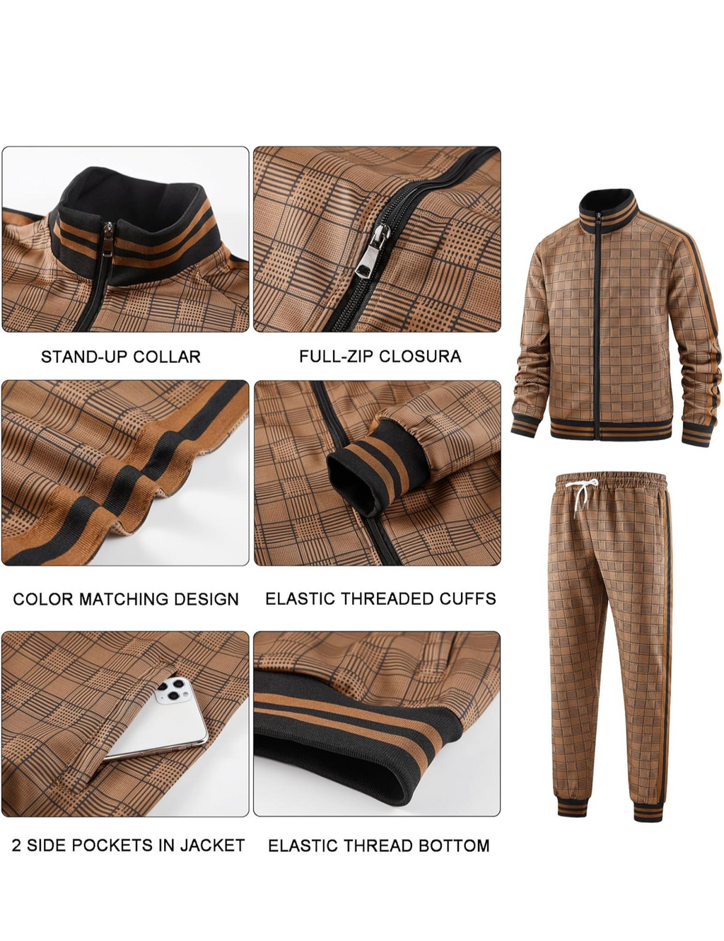 Men Fashion Jogger Set