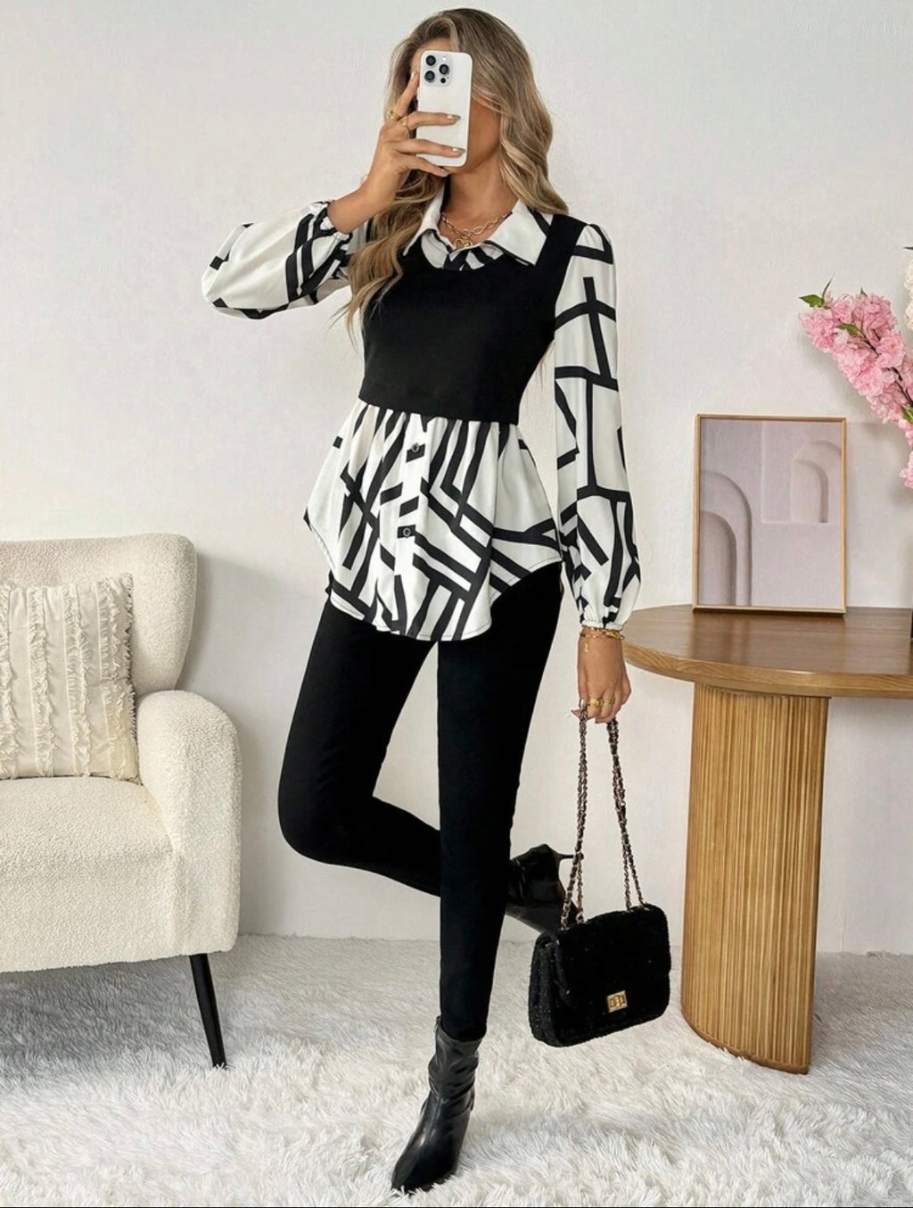 Women Sophisticated Collared Shirts