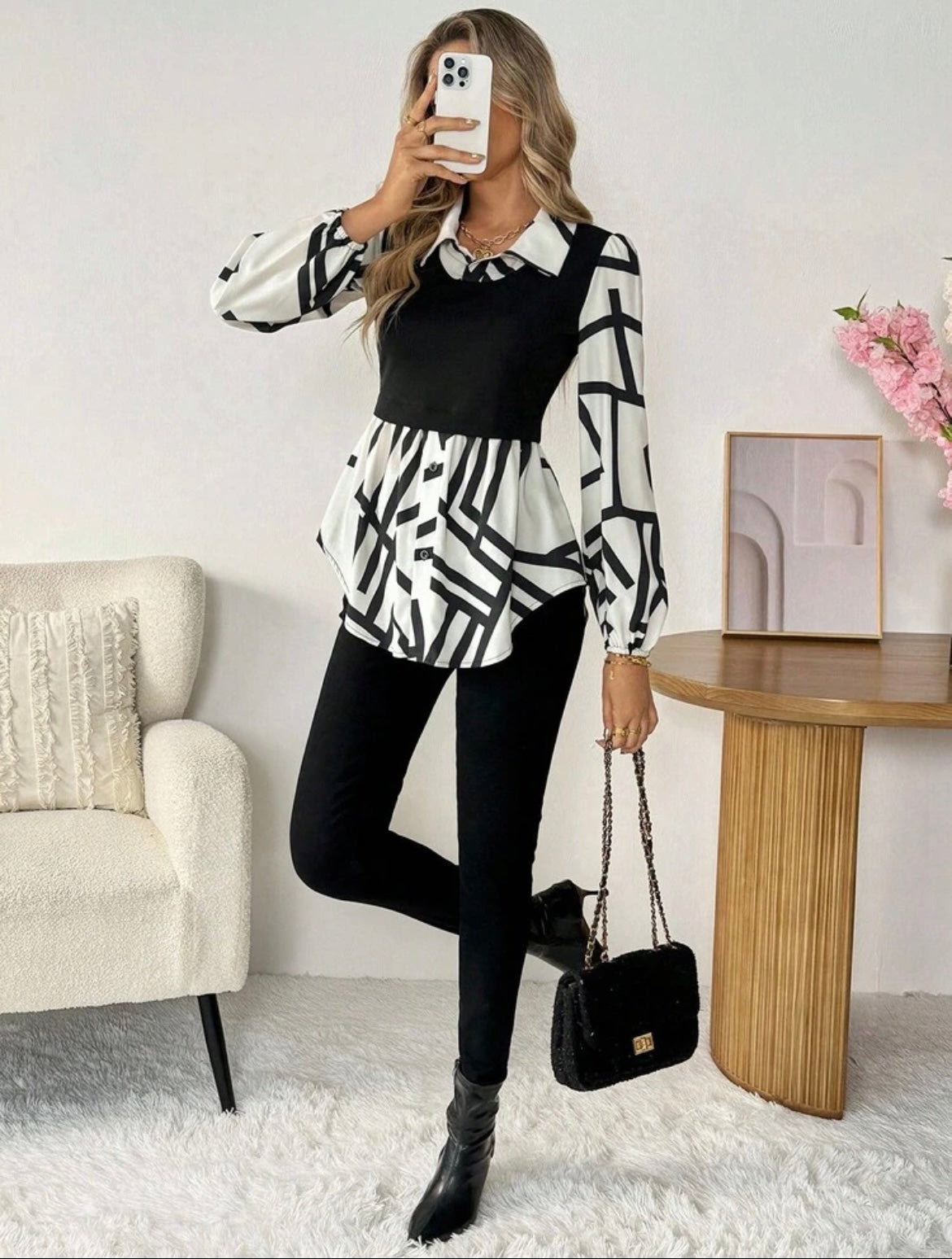 Women Sophisticated Collared Shirts