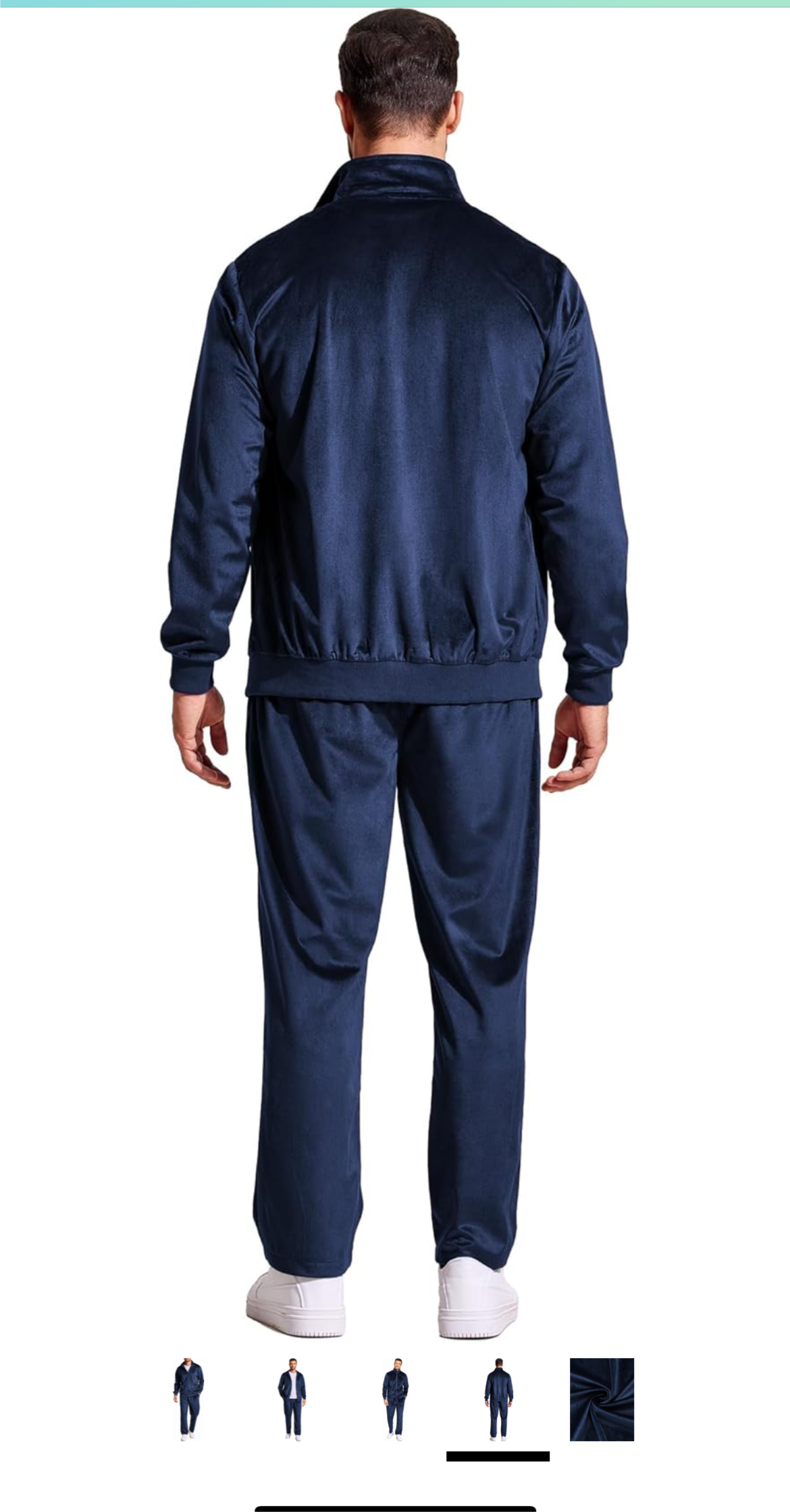 Men Velvet Jogger Set