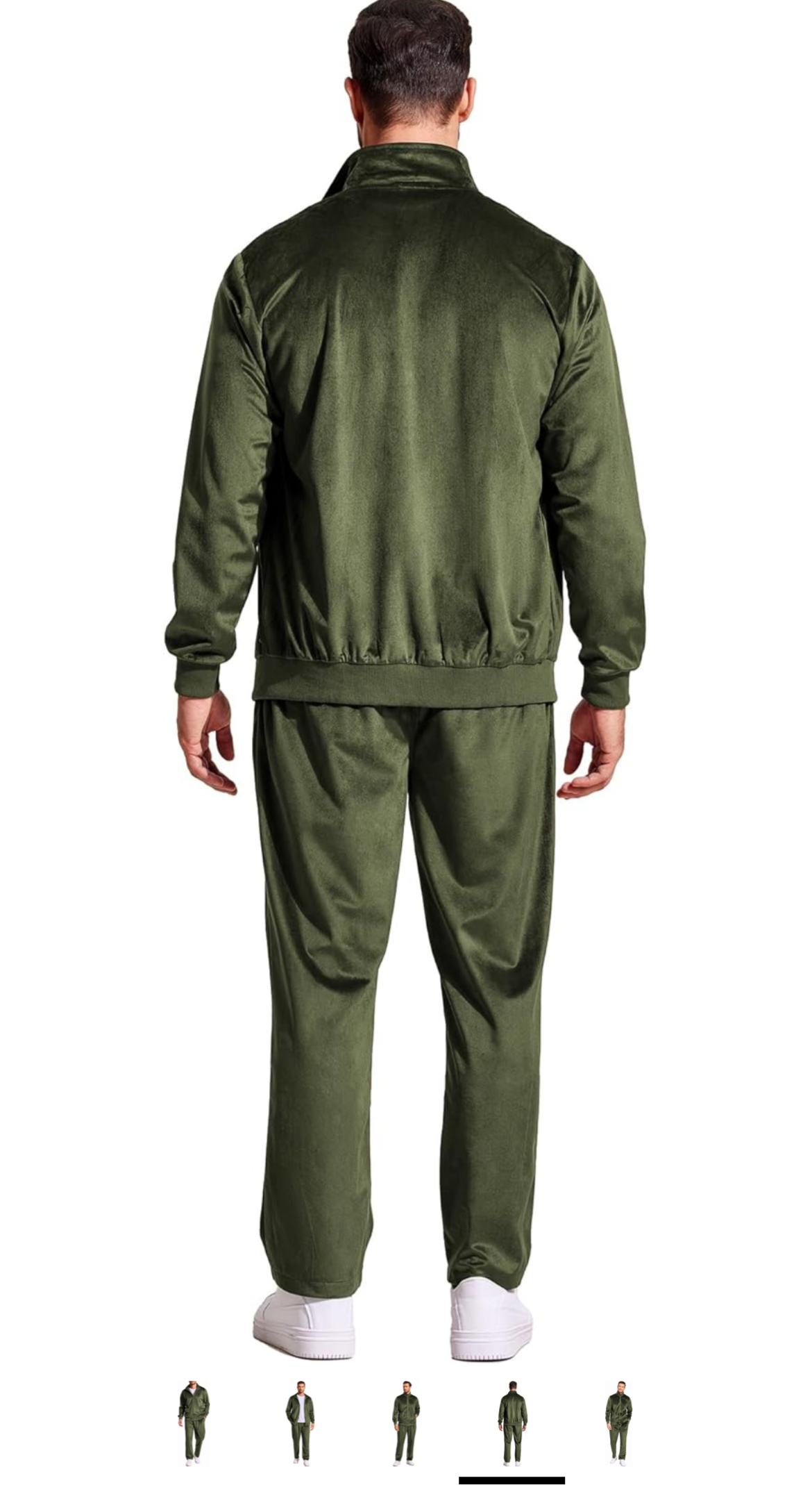 Men Velvet Jogger Set