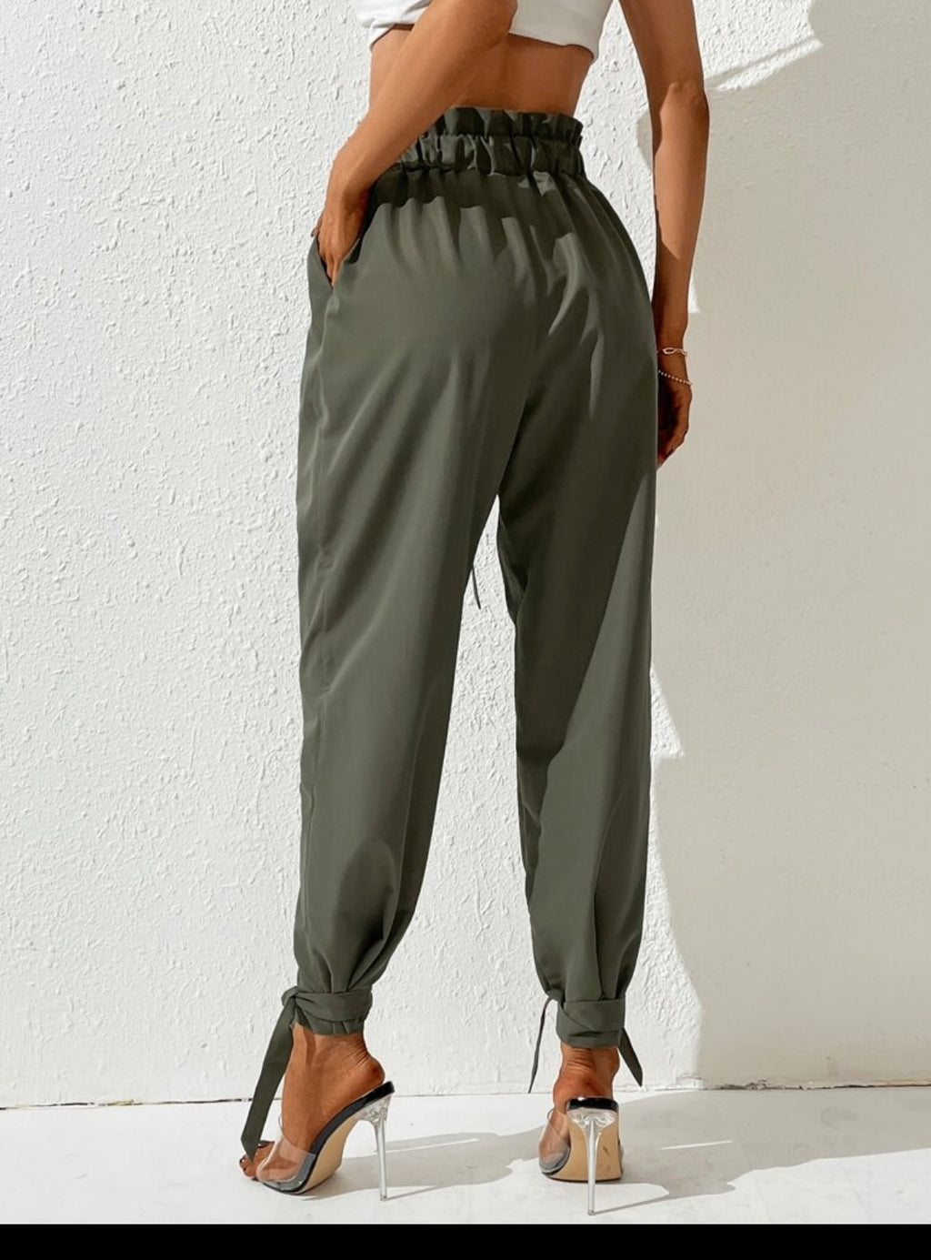 Women Loose Drawstring Cargo Pants