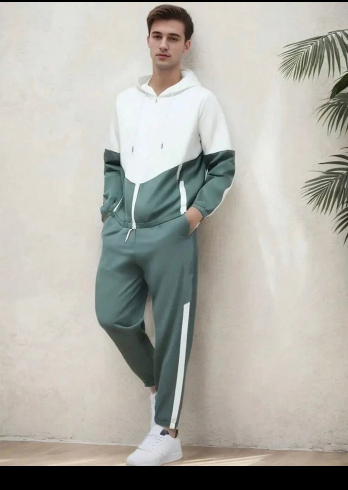 Men Multi Color Jogger Set